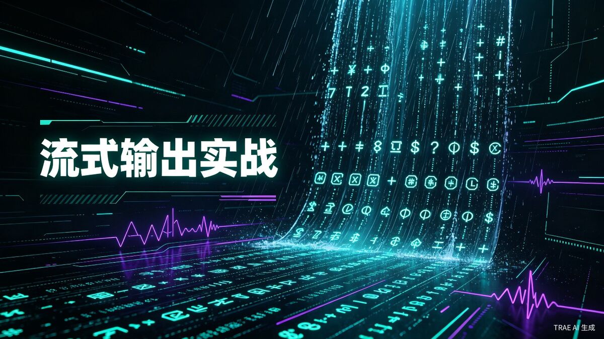 AI API流式输出实战